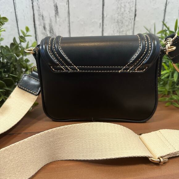 Zara Basic Mini Crossbody Bag Black Magic State - Picture 4 of 8